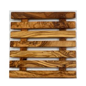 Olive Wood Pan Coaster Olive Wood Pan Coaster